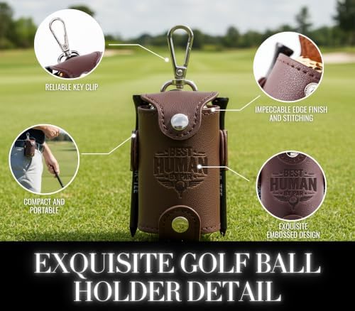 Funny Golf Gifts for Men Golf Ball & Tee Holder - Image 4