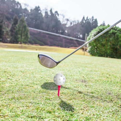 100 Pack Practice Golf Balls, Plastic Golf Training Balls 41mm Hollow Airflow - Image 6