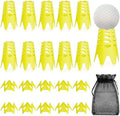 Golf Simulator Tees for Indoor Outdoor Practice Training, 10 Tall+10 Short by Sanchamy