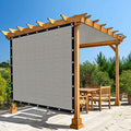 Amagenix 90% Shade Fabric 7'X 18' Gray Sun Shade Cloth by Amagenix
