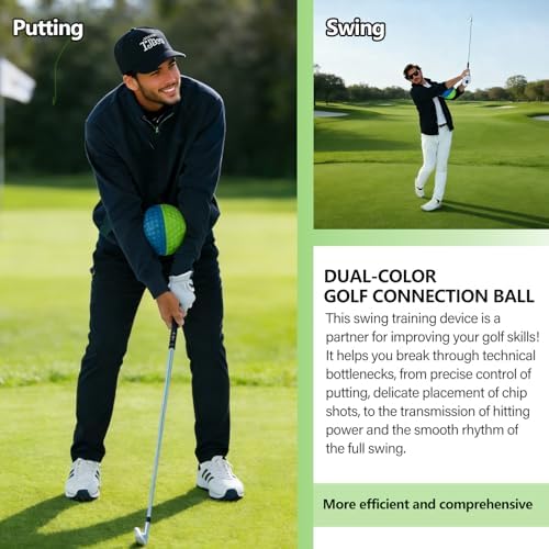 Golf Training Aid Ball, Golf Training Ball Between arms Optimize Impact - Image 7