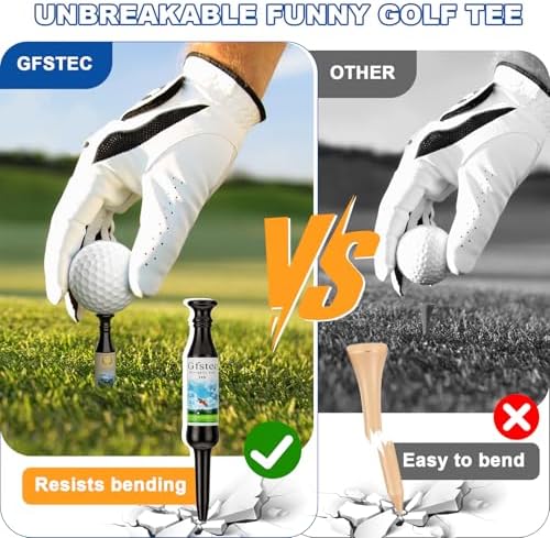 Beer Bottle Golf Tees, Virtually Unbreakable and Recyclable Plastic Golf Tee - Image 3