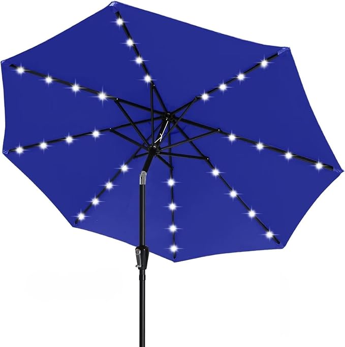 ABCCANOPY Solar Led Patio Umbrella by ABCCANOPY