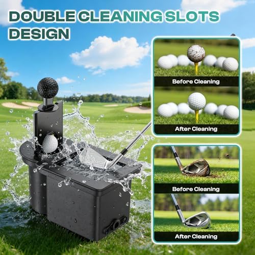 DRIVE UP Golf Cart Ball Washer and Club Head Cleaner Kit, Suitable - Image 3