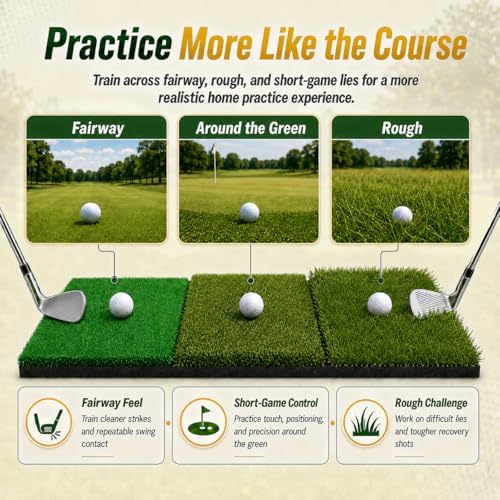 Golf Practice Mats, Swing & Putting Training -Perfect - Image 2