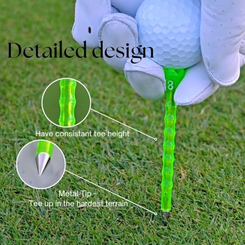 AIRGLO Forever Tee Premium Metal Unbreakable Golf Tees, Extended Metal Tip - Image 3