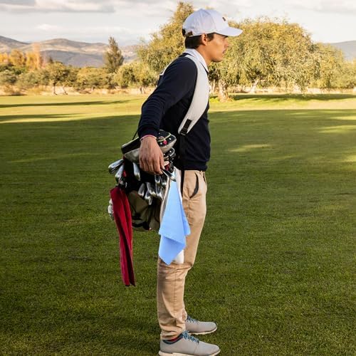 6 Pcs Golf Bag Towels, Microfiber Waffle Pattern - Image 5