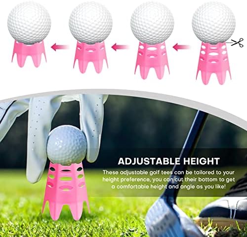 Golf Simulator Tees, 24 Pack, 12 Tall 12 Short Golf Tees - Image 3