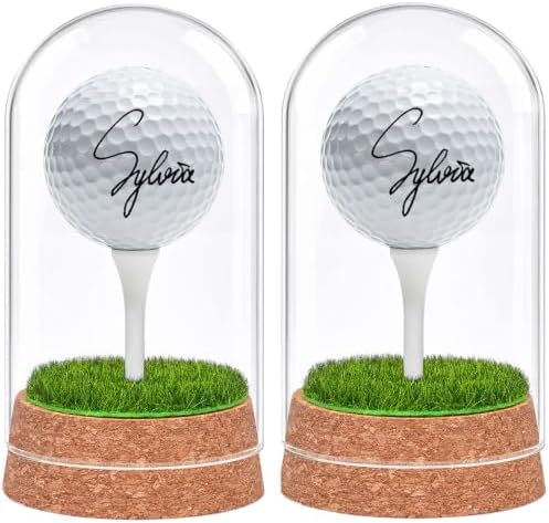 Real Glass Golf Ball Display Case 2pcs by Giltiil