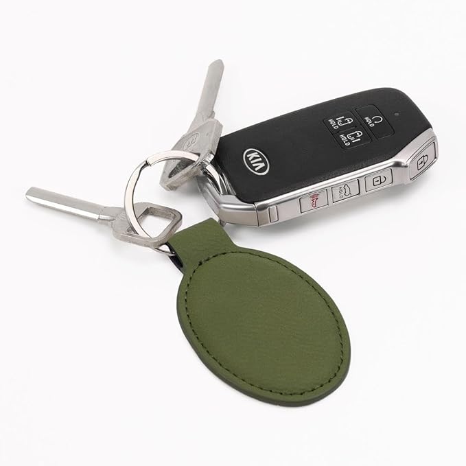 LaserGram Oval Keychain, Disc Golf, Personalized Engraving Included