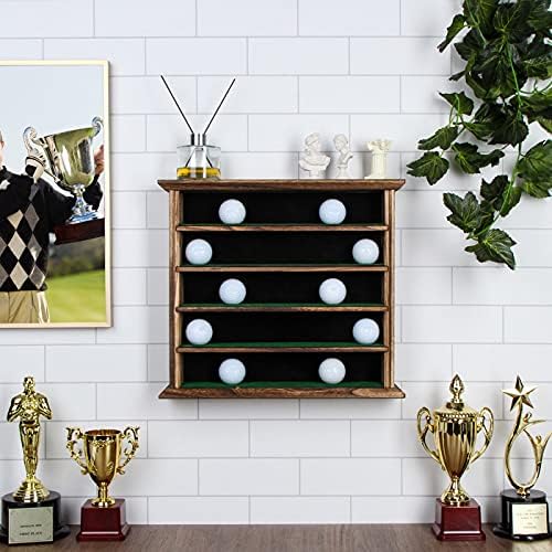 J JACKCUBE DESIGN 30 Golf Ball Display Case Wall Rack Cabinet Holder Shelf - Image 2