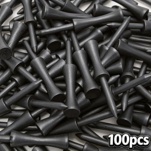 Step Down Golf Tees 2-1/8"or 2-3/4"or 3-1/4" 100 Count Wooden Golf Castle Tees - Image 7