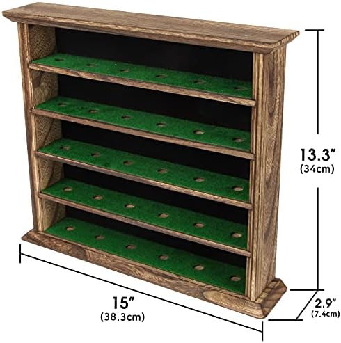 J JACKCUBE DESIGN 30 Golf Ball Display Case Wall Rack Cabinet Holder Shelf - Image 7