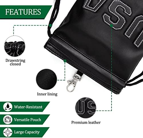 Golf Valuables Pouch, Golf Bag Pouch - Image 4