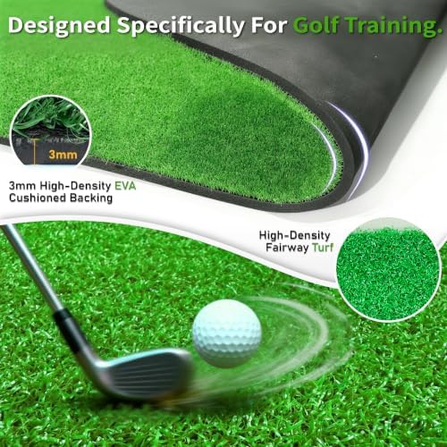 8mm High Golf Simulator Turf Mat - Image 5