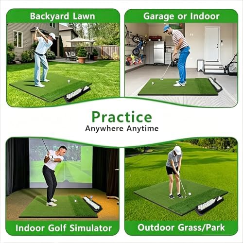 100-Ball Golf Tray with Phone Stand & Drainage Holes - - Image 5