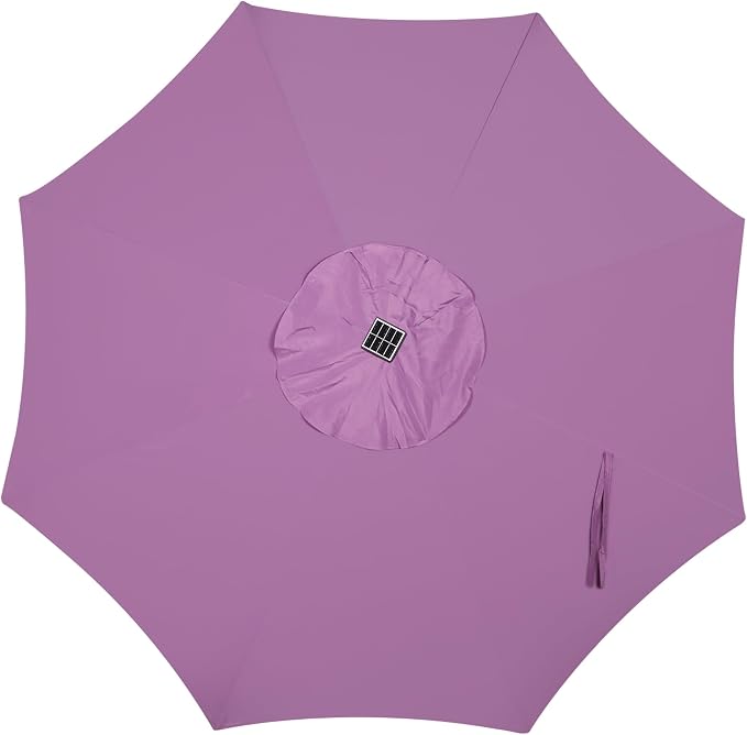 9 ft Solar Umbrella, Patio Umbrella - Image 4