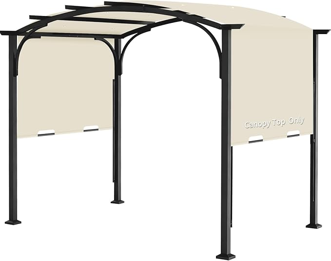 200x103 in Pergola Canopy Replacement Shade Cover Only, Compatible by Iheqard