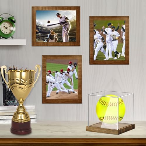 Clear Acrylic Softball Display Case - Image 3