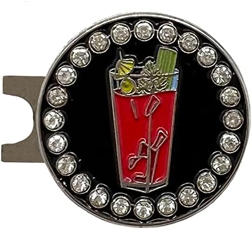 Giggle Golf Happy Hour Bling Golf Ball Marker by GiggleGolf