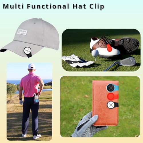 Adhere Golf Hat Clip Golf Ball Marker Holder Magnetic Golf Cap Clips Without - Image 5