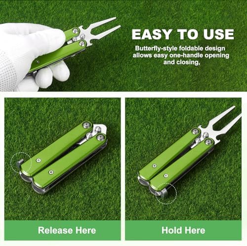 Golf Divot Repair Tool Alloy Foldable Divot Tool - Image 6