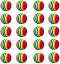 Scott Edward Air Golf Practice Balls, Bright Multicolor and Lightweight Sponge by ScottEdward