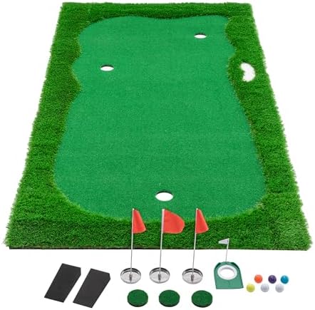 Golf Putting Green Mat Professional Practice Mat by Jaxilyn