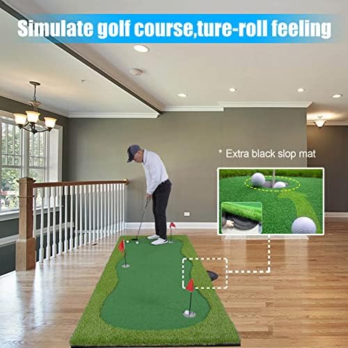 Golf Putting Green Mat, Golf Practice Training Mat - Image 3