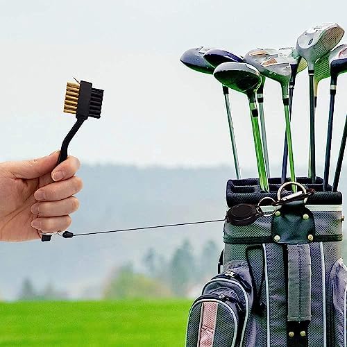 Golf Towel & Brush Cleaning Set, Microfiber Waffle - Image 4