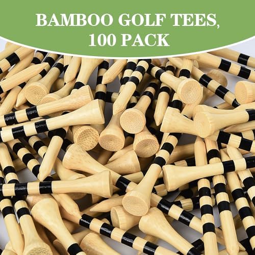 Seticek Natural Wooden Golf Tees 100 Pack - Image 3