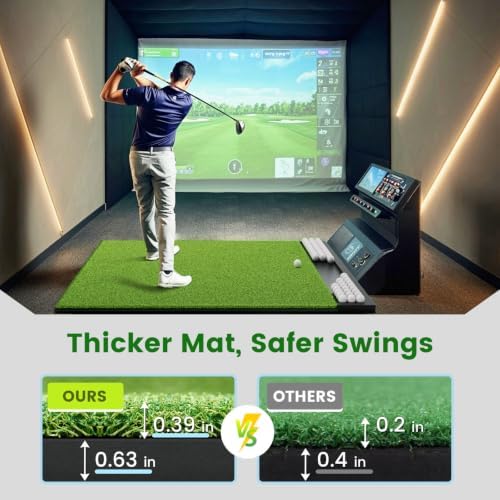 Golf Hitting Mat with Ball Tray - Image 2