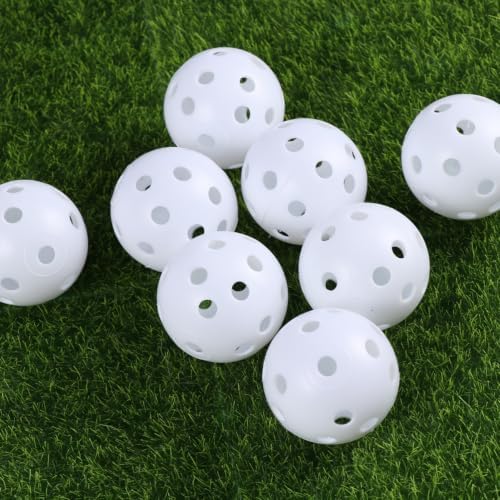 Abaodam 24pcs White Hollow Practice Golf Balls - Image 6