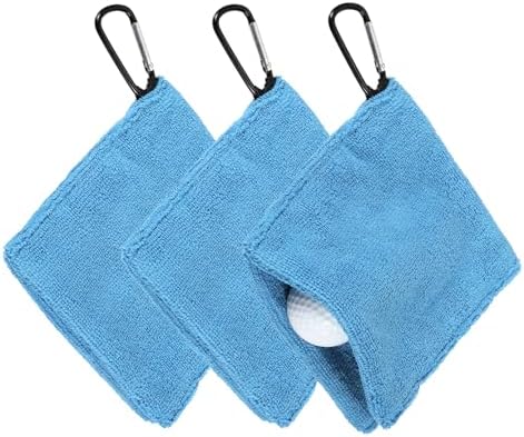3Pcs Golf Ball Towel 5.5"x5.5" by YELARXI