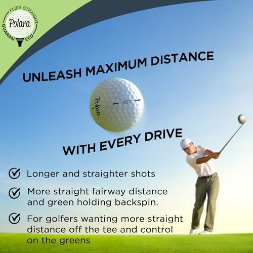 Polara Self-Correcting Golf Balls, Soft Feel, Straighter Flight - Image 2
