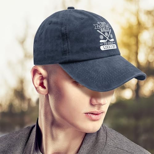 Weiweiwu it Takes a lot of Balls to Golf Like i do Hat Vintage Cotton Washed - Image 5