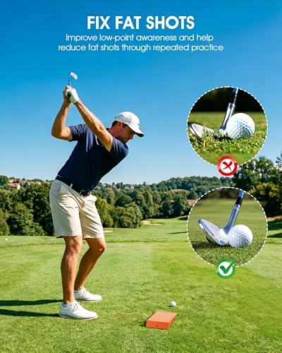 Impact Position Golf Swing Trainer, Golf Impact Training Wedge - Image 3
