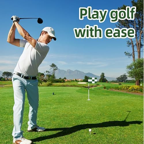 6 Pcs Checkered Golf Flags 8x6 Inch – 420D Nylon Portable - Image 4