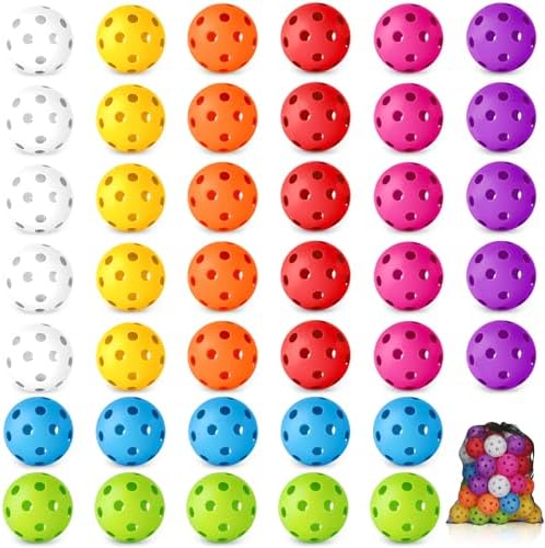 Coopay 20/40 Pack Practice Baseball Softball Plastic Training Balls Lightweight by Coopay