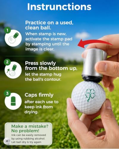 Golf Ball Stamp Personalized - Image 5