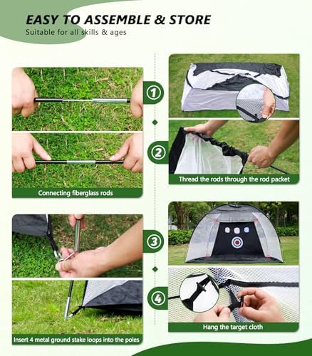 Golf Net, 10 x 7FT Golf Practice Nets - Image 4