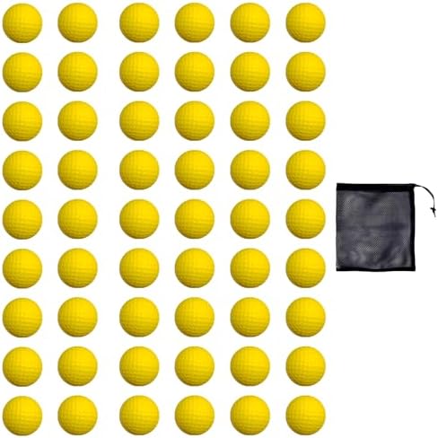 Foam Golf Practice Balls 16 or 54 Pack Soft Limited Flight Golf Balls by Unknown