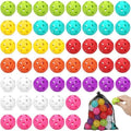 Coopay 24/50/100 Pack Practice Baseball 42mm Mini Plastic Hollow Softballs by Coopay