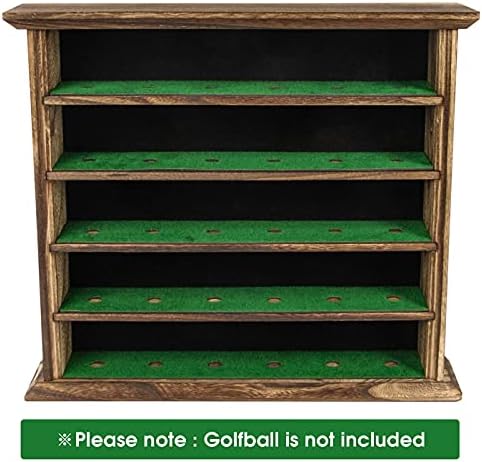 J JACKCUBE DESIGN 30 Golf Ball Display Case Wall Rack Cabinet Holder Shelf - Image 6