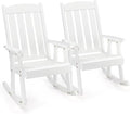 VINGLI Outdoor Rocking Chair Set of 2, Heavy Duty 600 LBS Rocker, Weatherproof by VINGLI