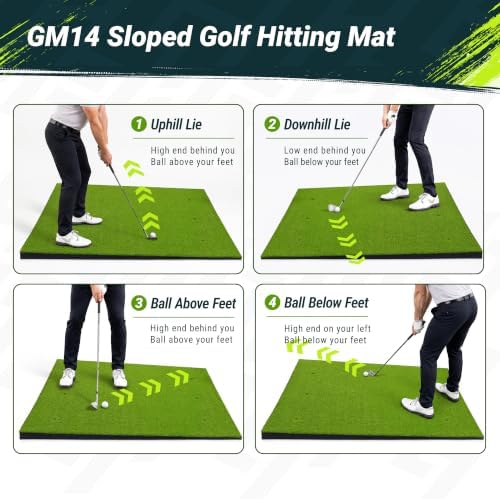 SAPLIZE Foldable Heavy-Duty Golf Hitting Mat - Image 2