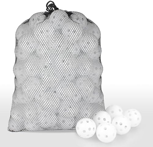 Practice Golf Balls 100 Pack Airflow Hollow Plastic Golf Balls Practice - Image 7