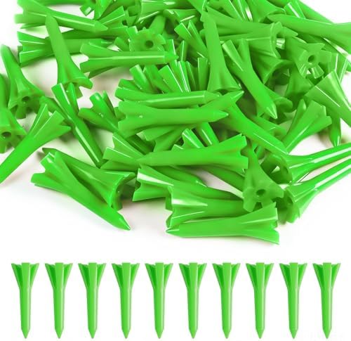 Amy Sport Unbreakable Short Golf Tees Plastic 1 1/2 Inch 120 Pack by AmySport