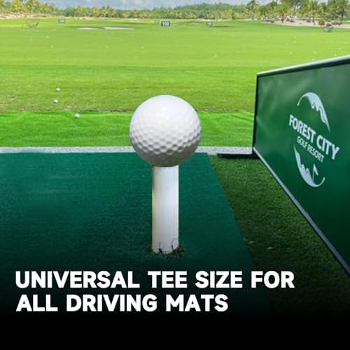8 Pcs Rubber Golf Tees for Mats, Driving Range & Simulator Use - Image 6