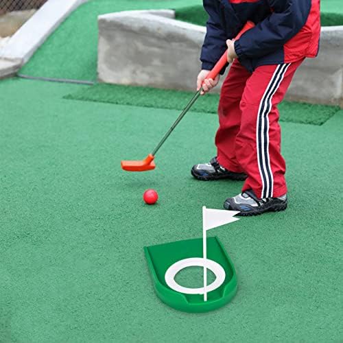 Golf Putting Cup with Flag Practice Training Aids Plastic Golf Putting Hole - Image 6